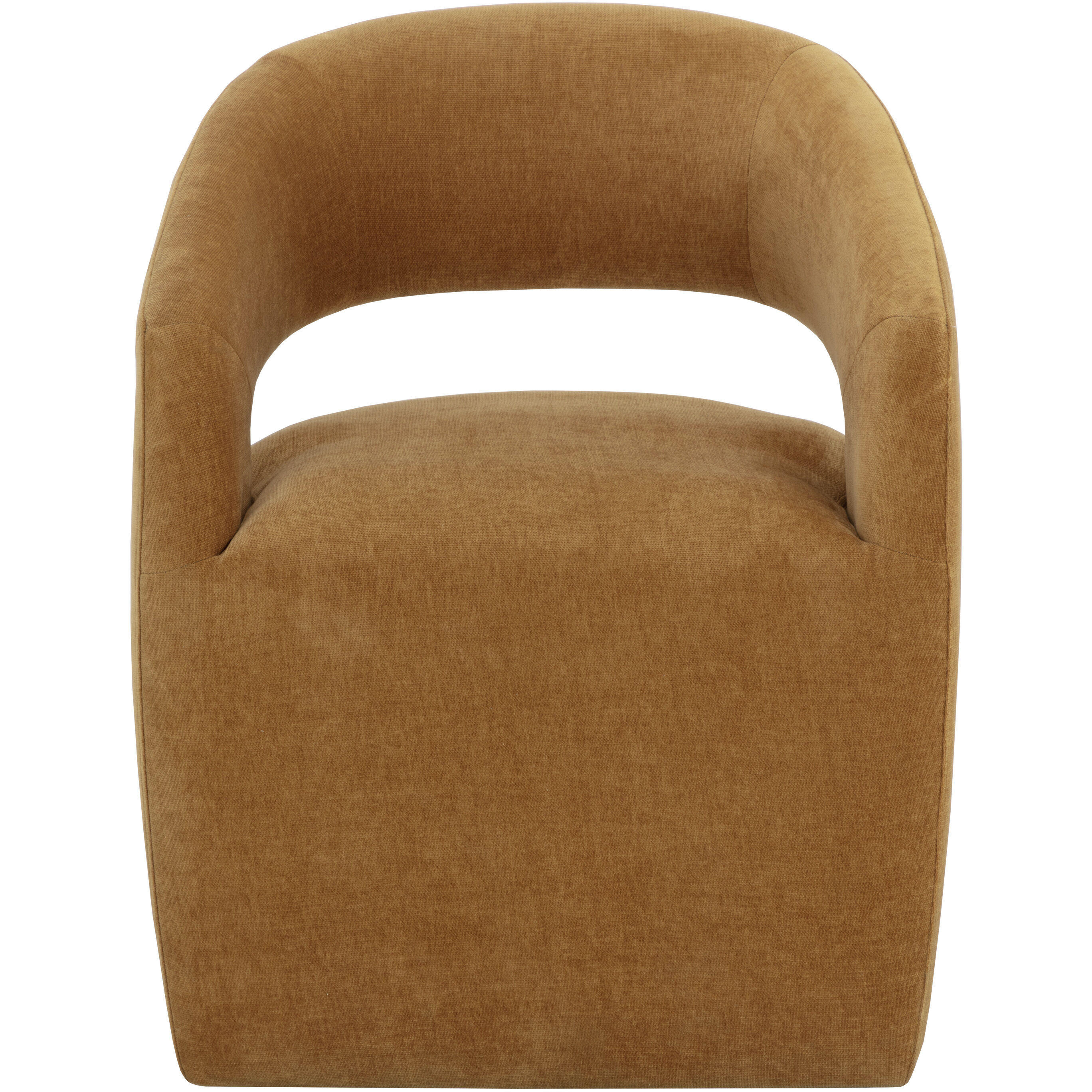 Lloret Danny Amber Wheeled Dining Armchair, Wheeled